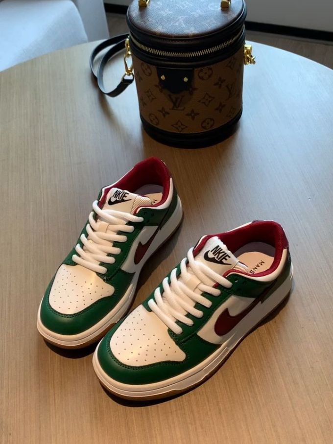 中帮 系带 皮革 