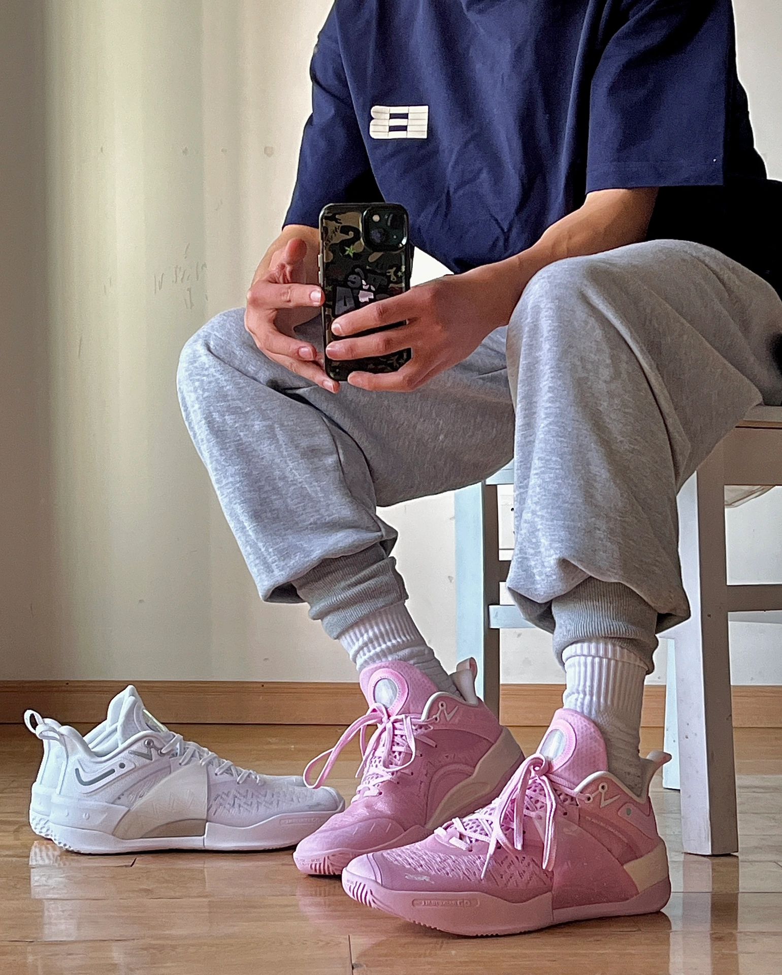 针织面料 蕨褐色 子弹银  - VALI鞋履AI设计主图