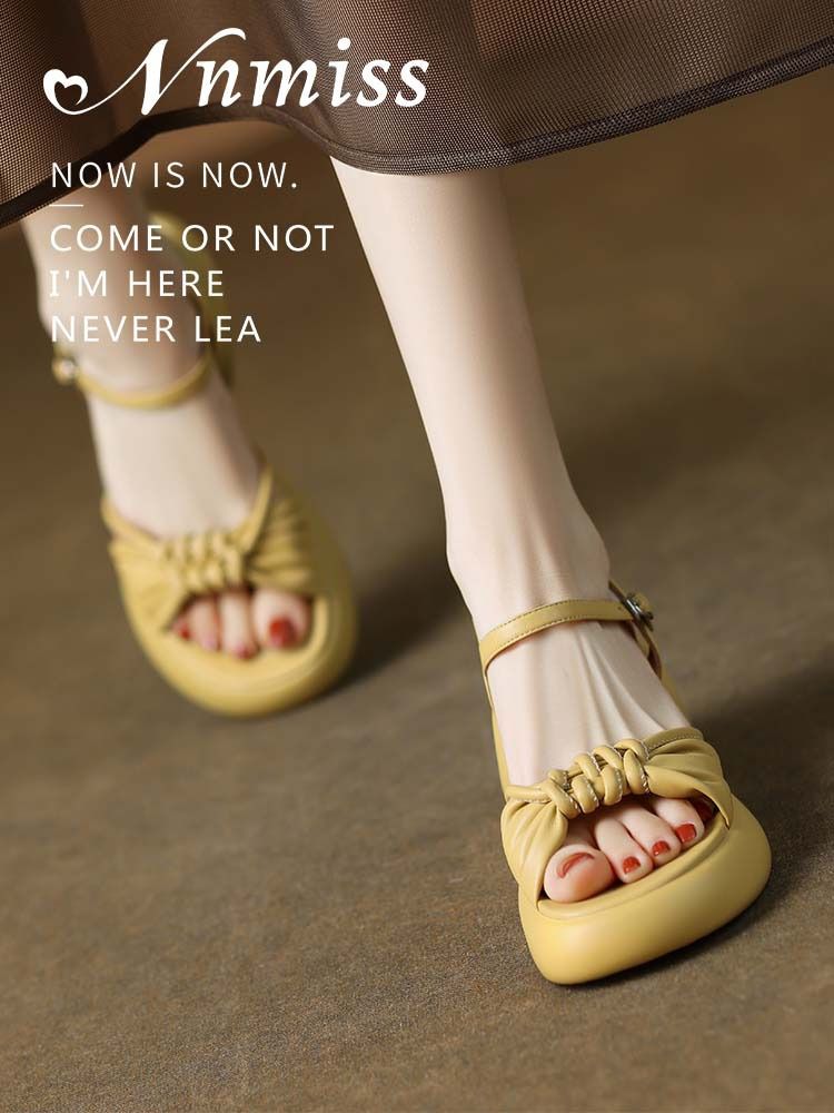 无帮 袢扣 皮革  - VALI鞋履AI设计主图