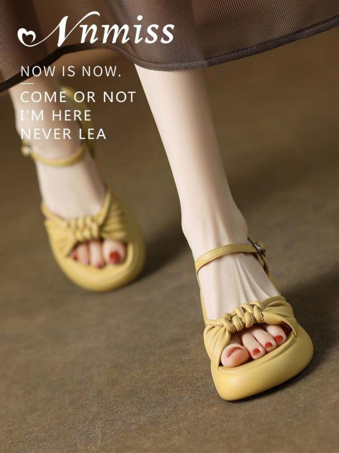 无帮 袢扣 皮革 