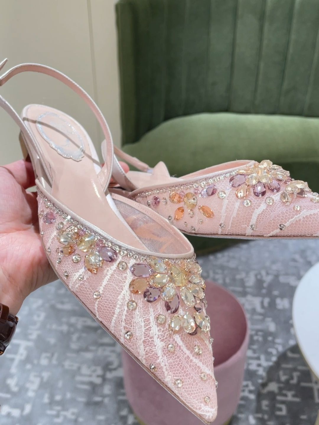 粗跟 无帮  - VALI鞋履AI设计主图