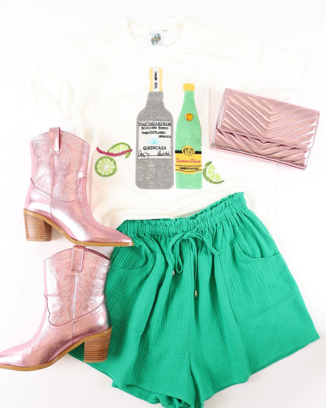 针织面料 圆形领 卡通次元 文字图案 印花 云白  - VALI鞋履AI设计主图