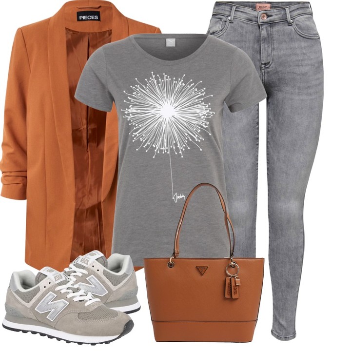 针织面料 H型 圆形领 植物/花卉 印花 暴雨色  - VALI鞋履AI设计主图