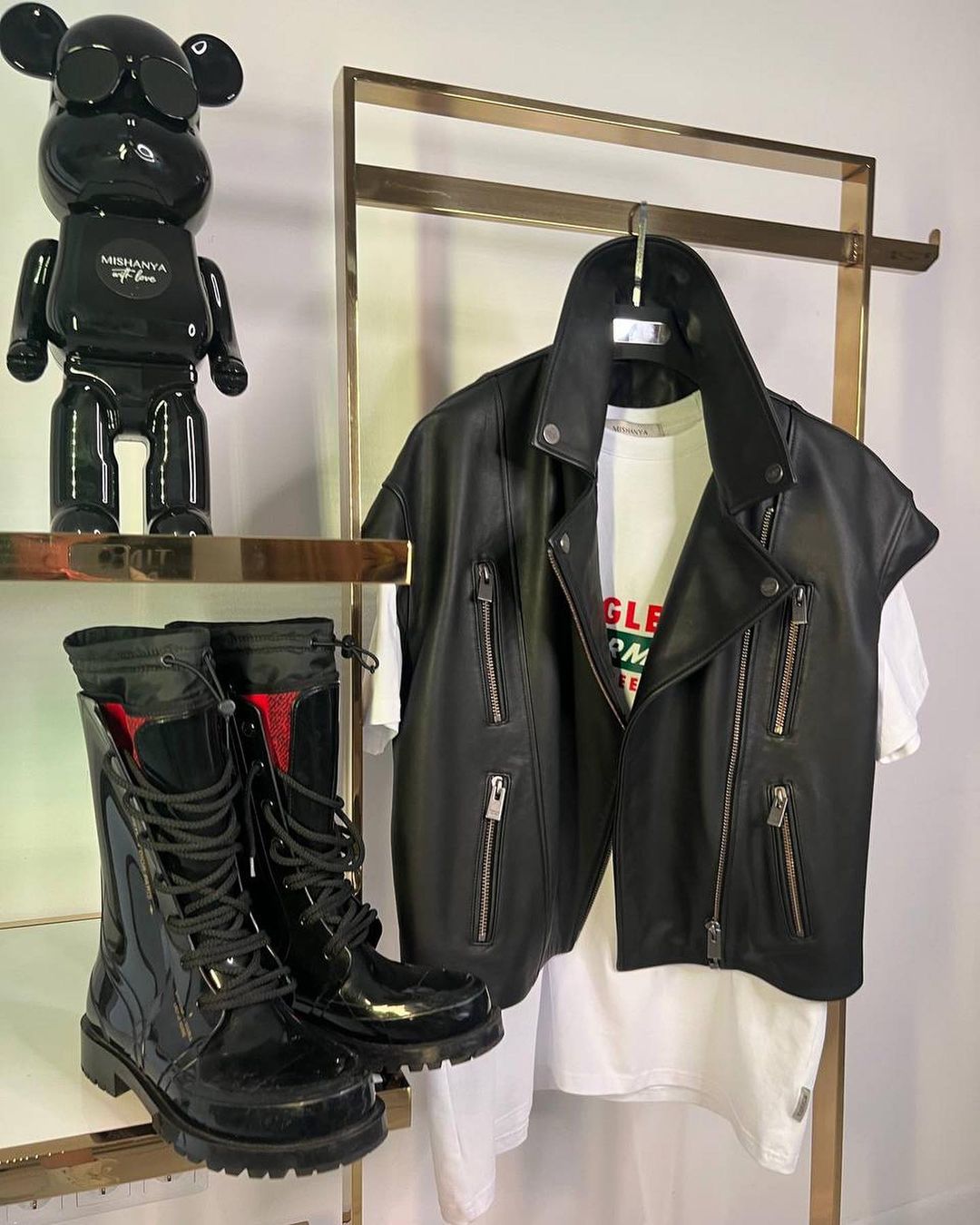 皮革面料 H型 海盗黑 功能拉链 基础拉链  - VALI鞋履AI设计主图