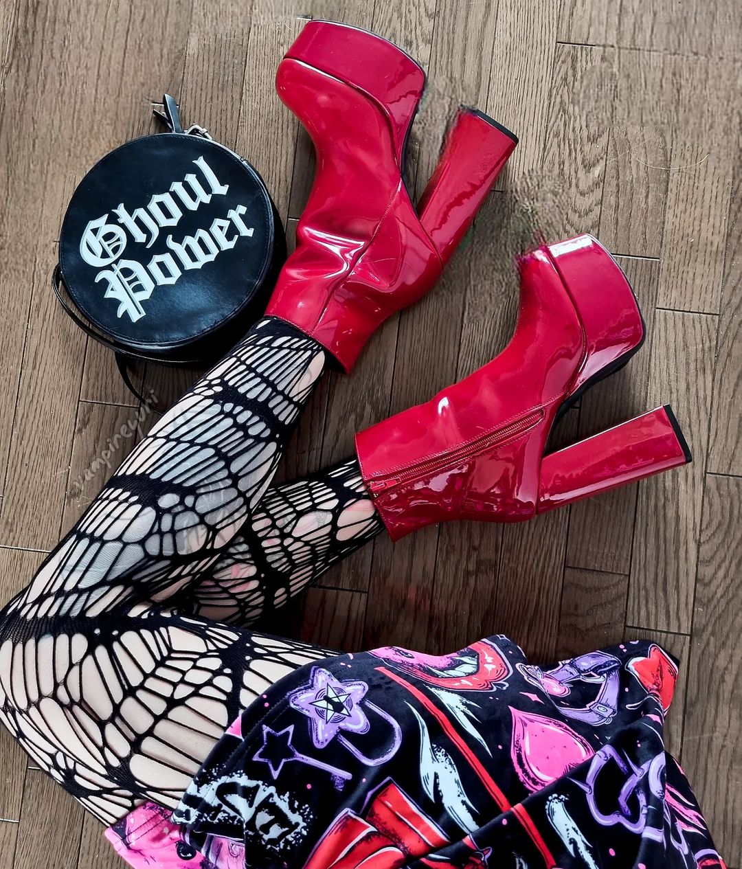 动物纹 印花 夜蓝色  - VALI鞋履AI设计主图