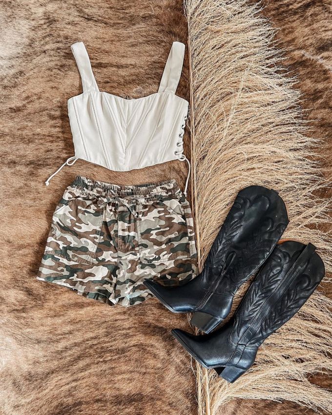 棉麻 迷彩 印花 暗土褐色 松香色 基础绳带 