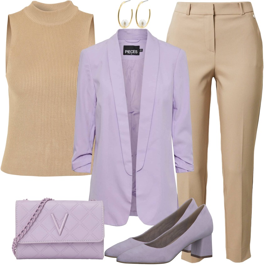 古巴沙色 基础扣饰 极简  - VALI鞋履AI设计主图