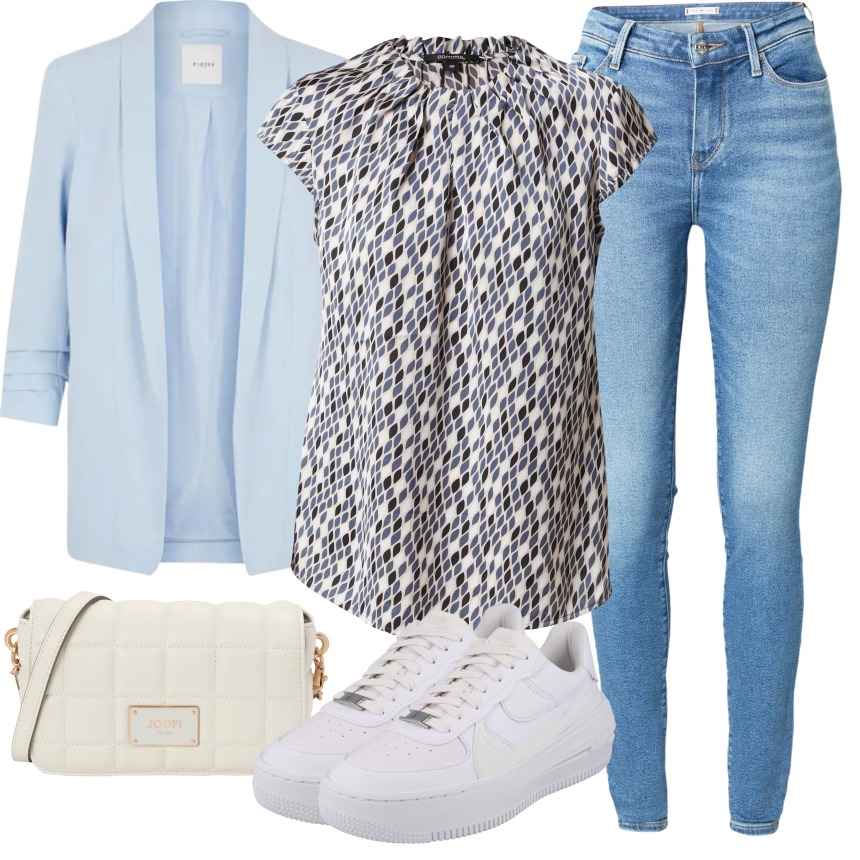 牛仔面料 洗水 雾霾蓝 宁静的港湾 基础扣饰  - VALI鞋履AI设计主图