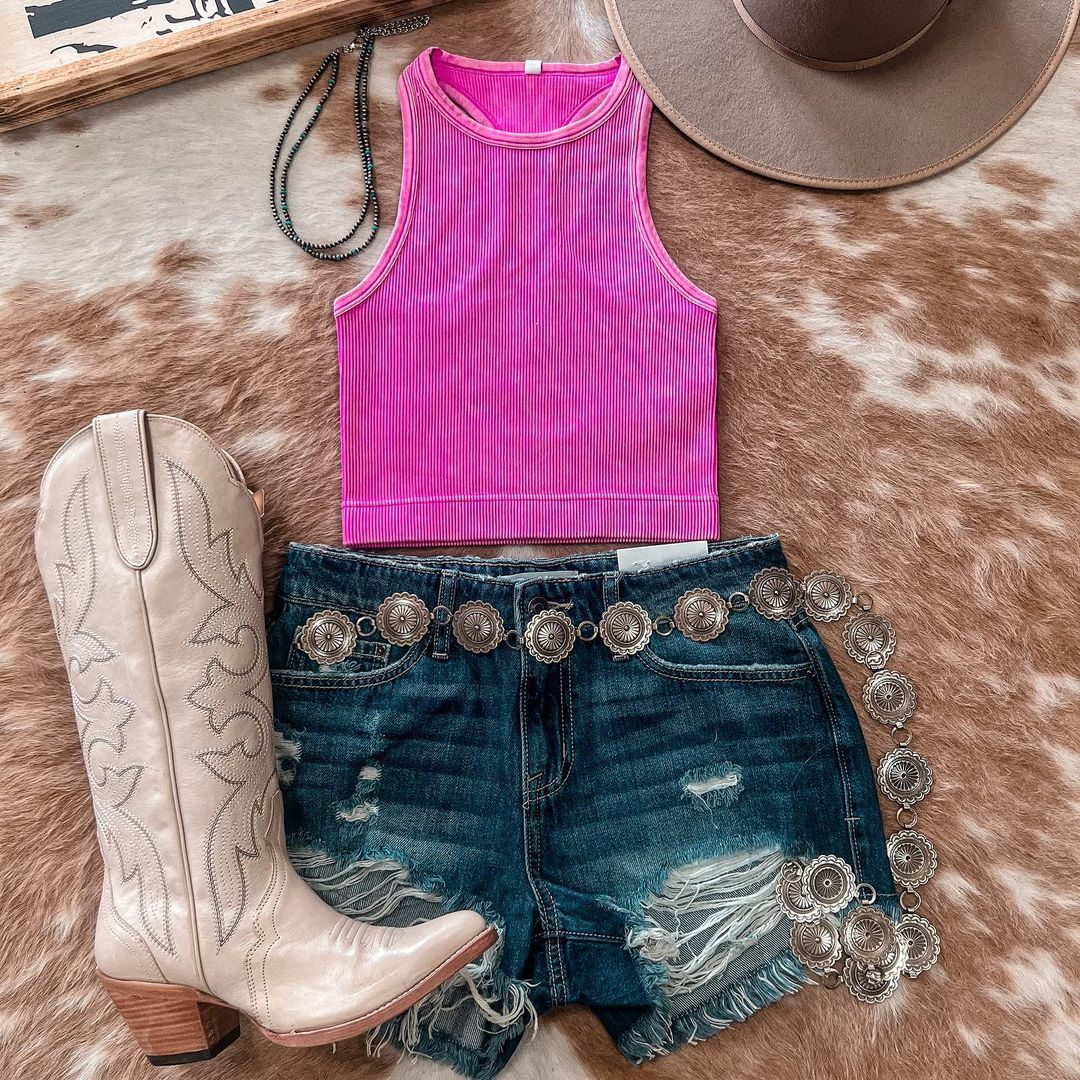 牛仔面料 洗水 磨损破洞 水手蓝色  - VALI鞋履AI设计主图