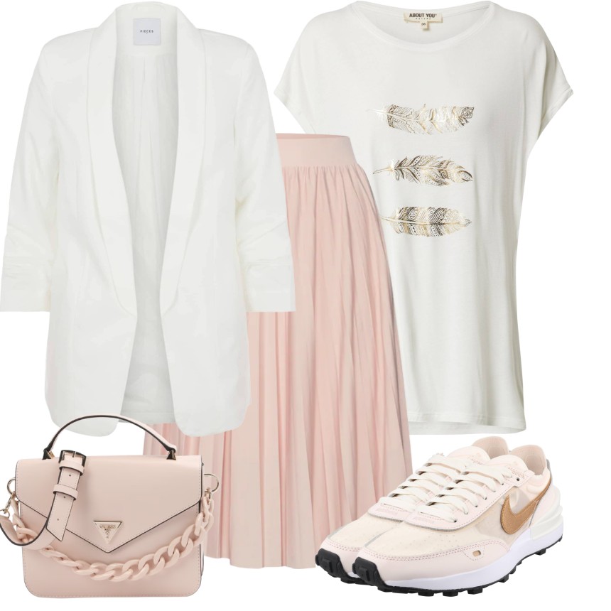 棉麻 H型 青果领 气泡白 都市  - VALI鞋履AI设计主图