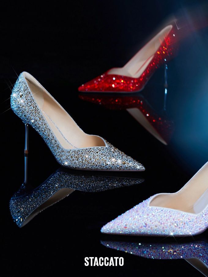 高跟 细跟 尖头 低帮 一脚蹬 浅口鞋 