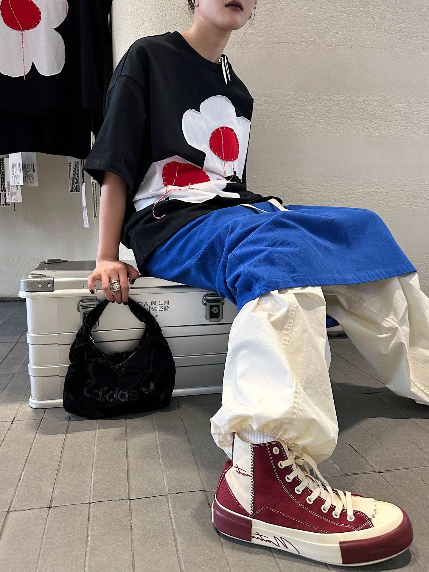 防护功能 抽褶 青金石蓝 潮牌  - VALI鞋履AI设计主图