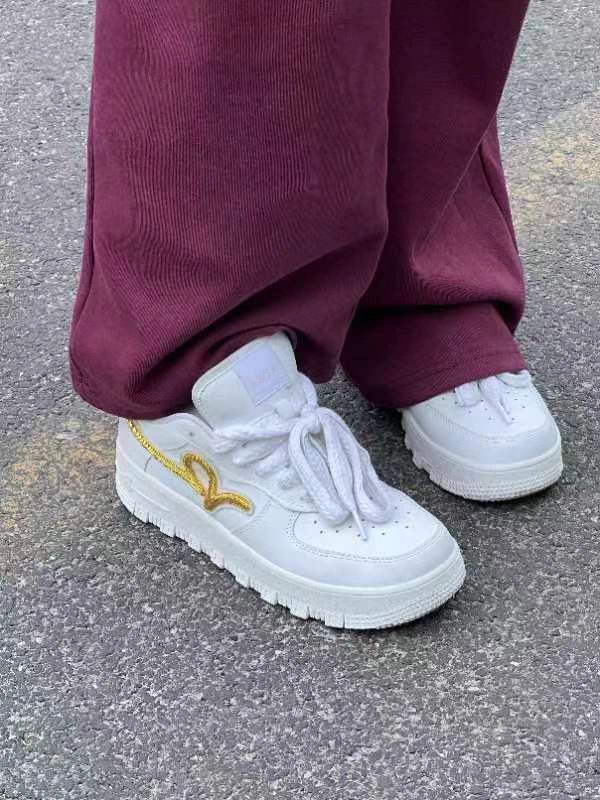 低帮 系带 皮革 