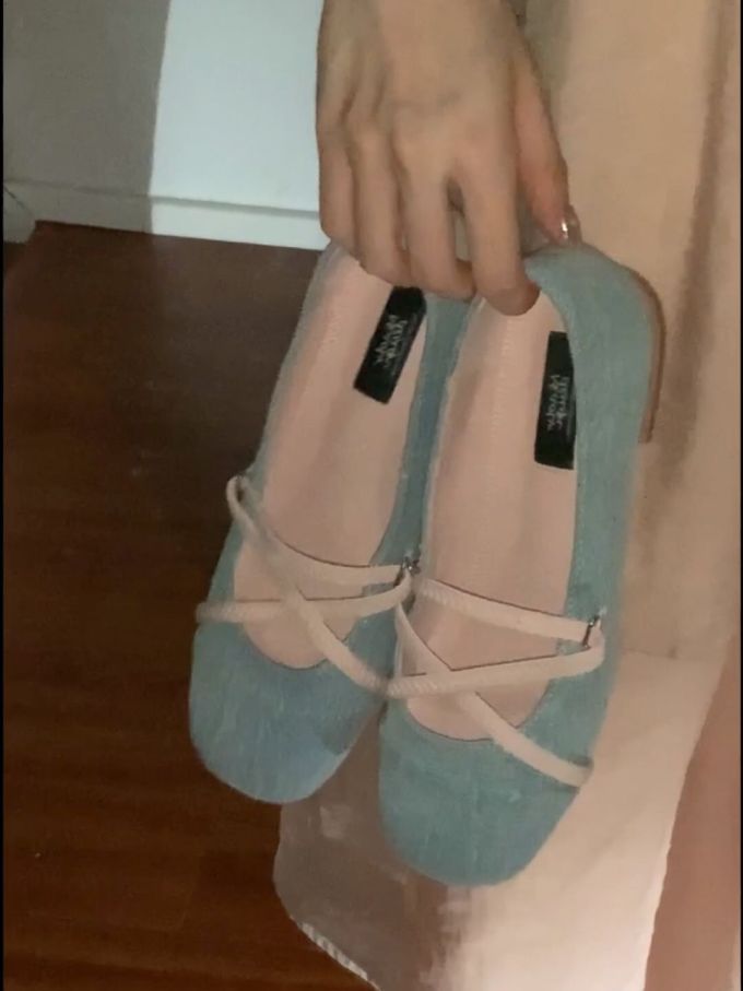 圆头 浅口鞋 皮革 