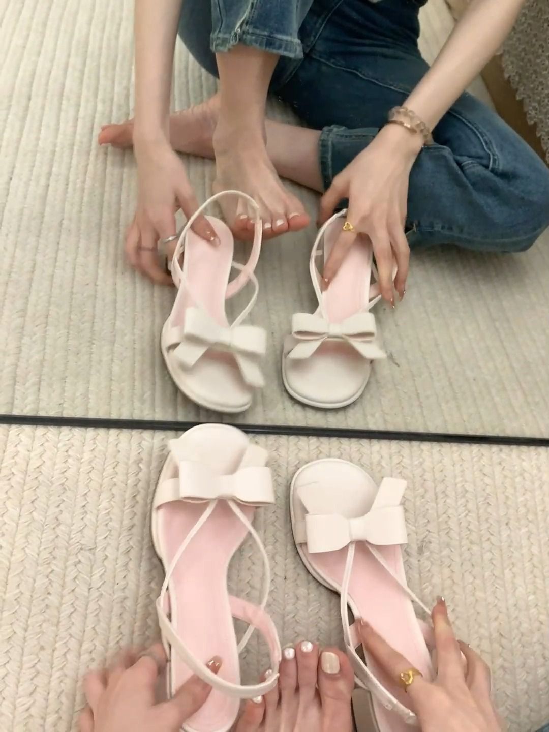 无帮 袢扣 皮革  - VALI鞋履AI设计主图