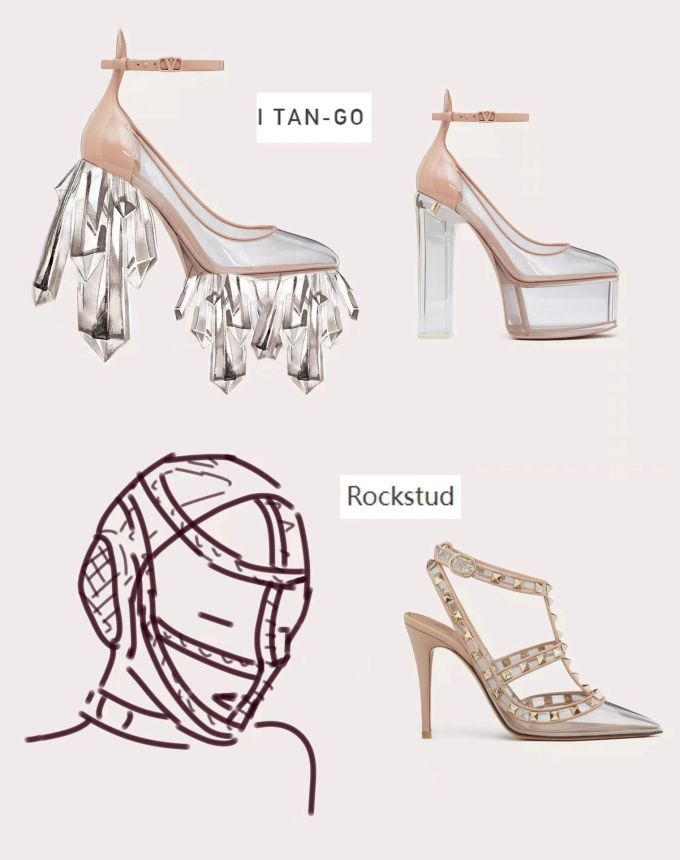 高跟 粗跟 无帮 袢扣 皮革 