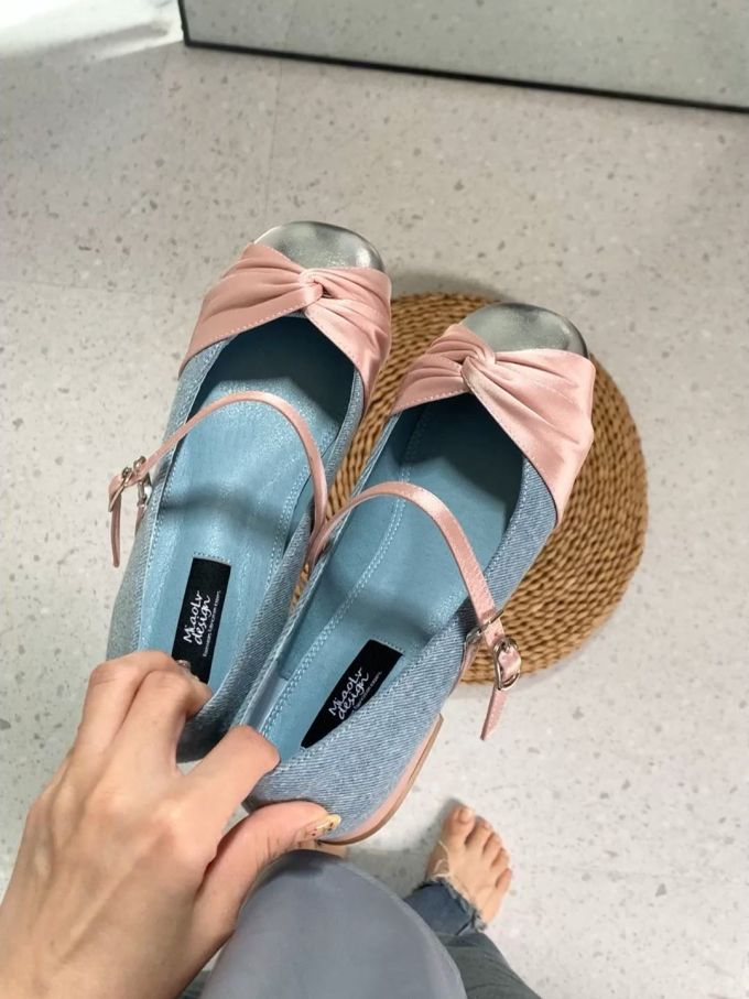 圆头 低帮 皮革 