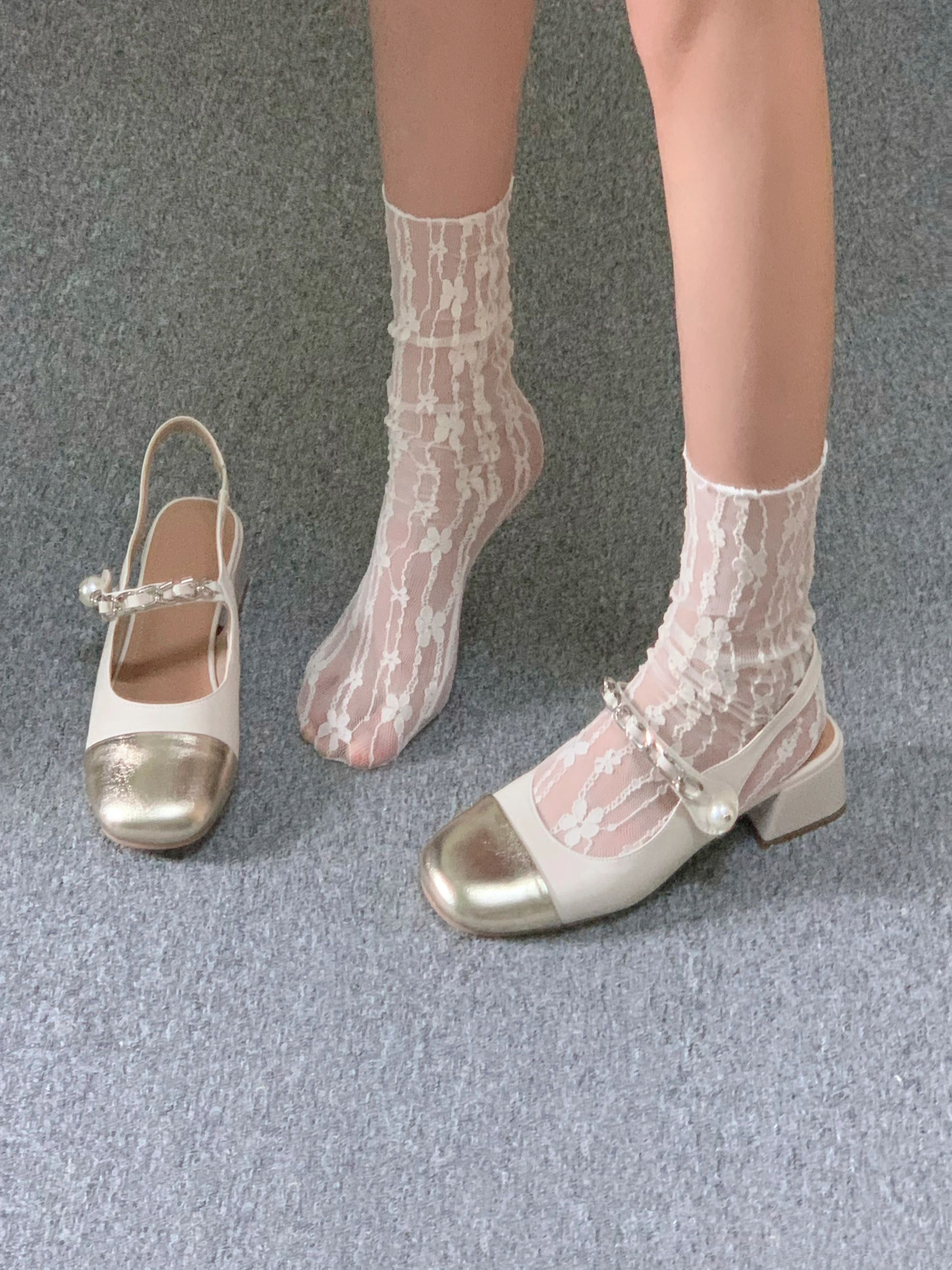 圆头 袢扣 浅口鞋 皮革  - VALI鞋履AI设计主图