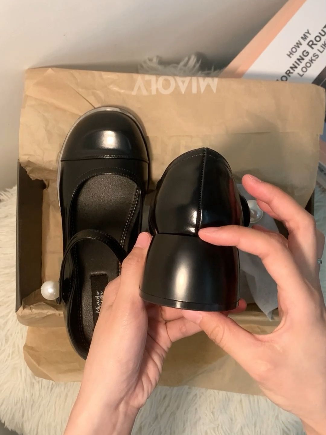 圆头 浅口鞋 皮革  - VALI鞋履AI设计主图