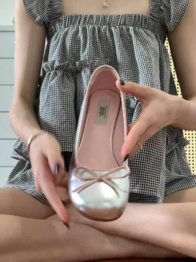 圆头 松紧带 浅口鞋 