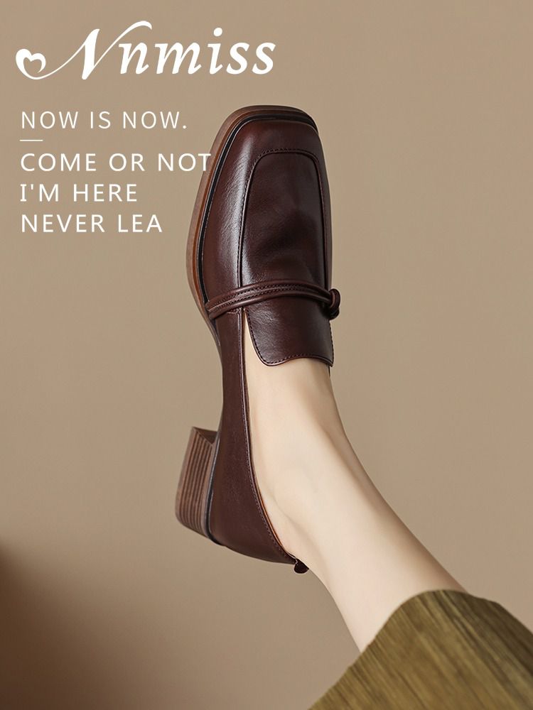 方头 低帮 深口鞋 皮革  - VALI鞋履AI设计主图