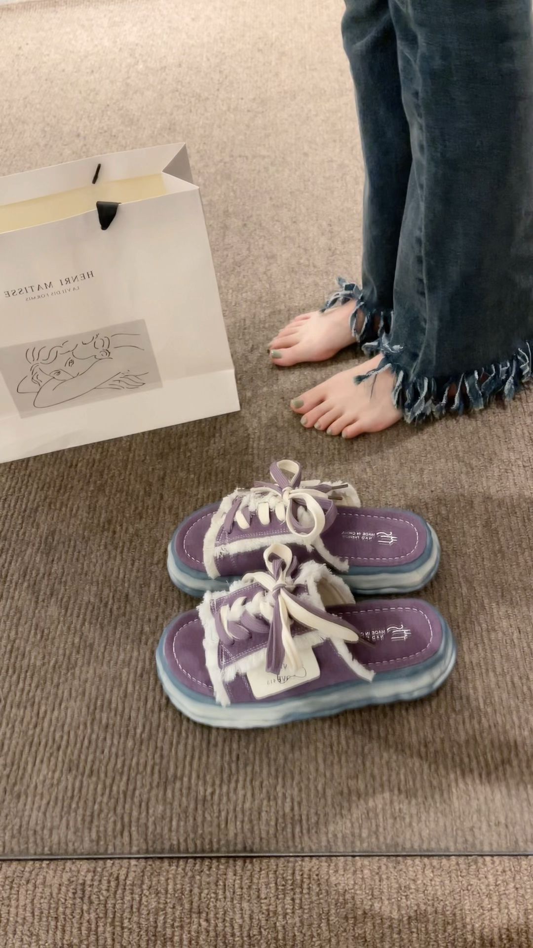 无帮 系带 皮革  - VALI鞋履AI设计主图