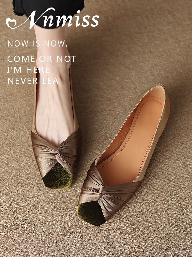 尖头 一脚蹬 浅口鞋 皮革  - VALI鞋履AI设计主图