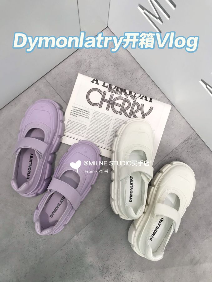 圆头 中口鞋 皮革 魔术贴 