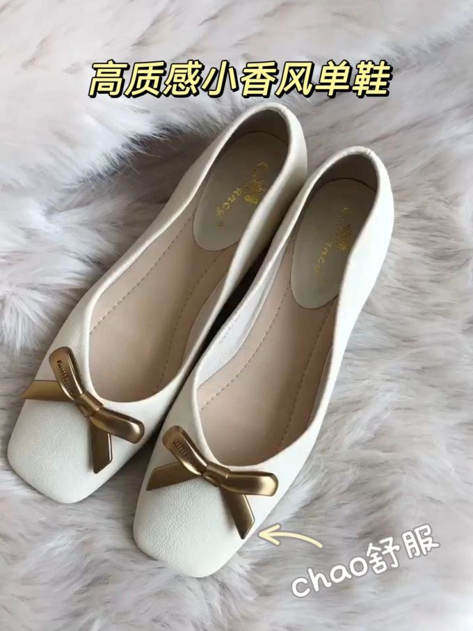 方头 低帮 一脚蹬 浅口鞋 皮革 