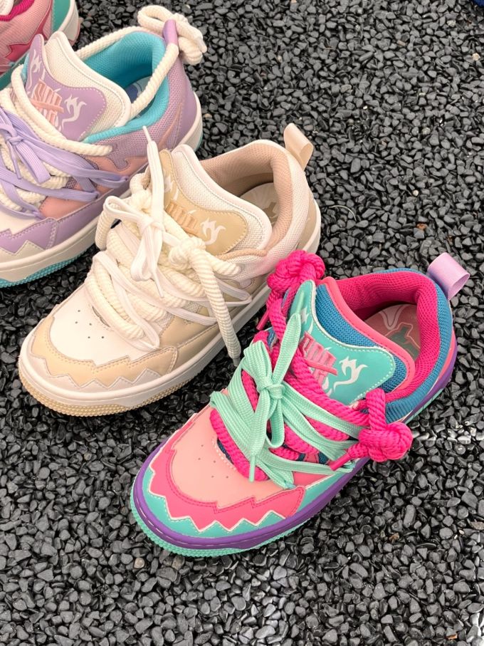 高帮 系带 魔术贴 