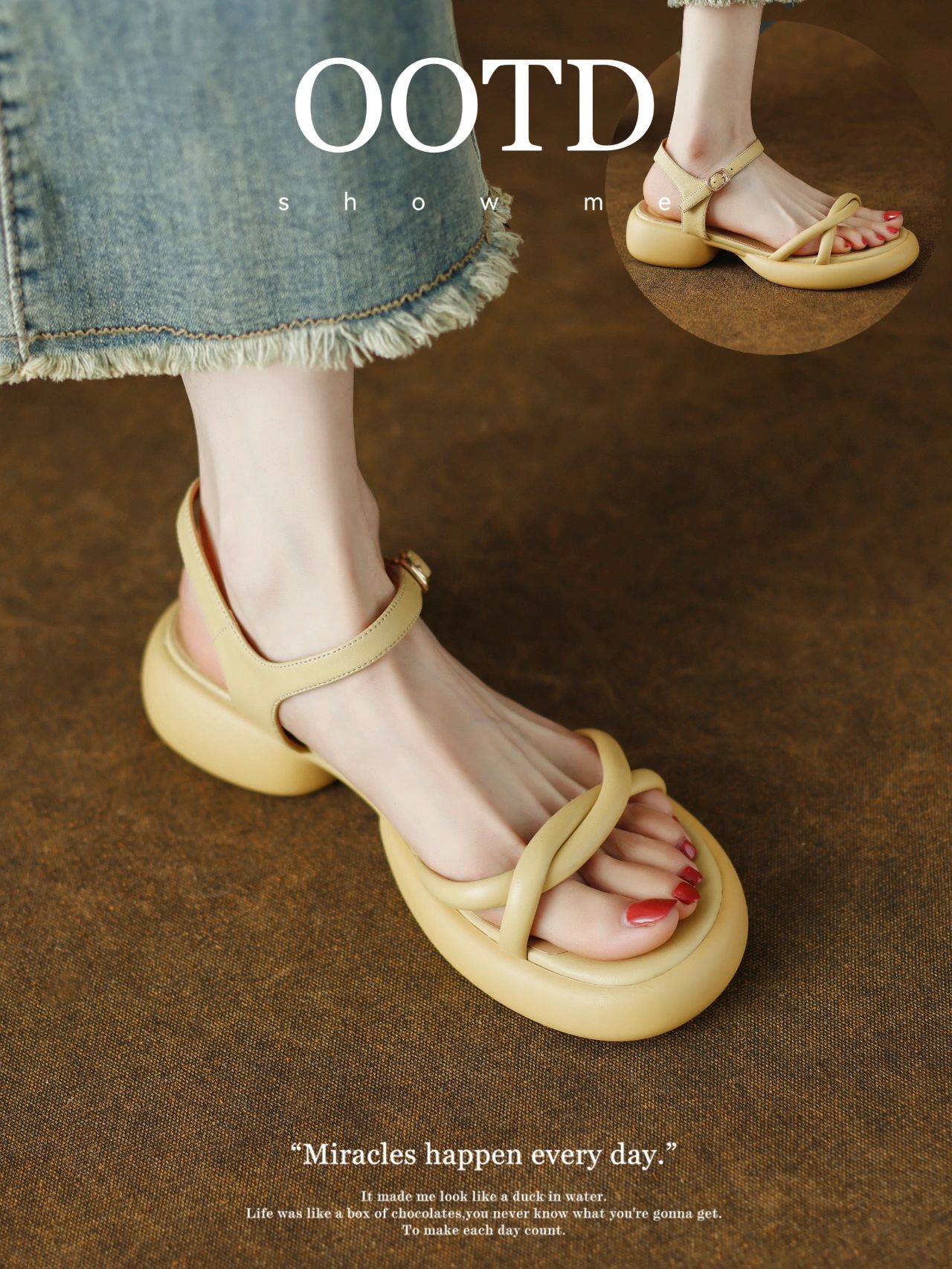 无帮 皮革  - VALI鞋履AI设计主图