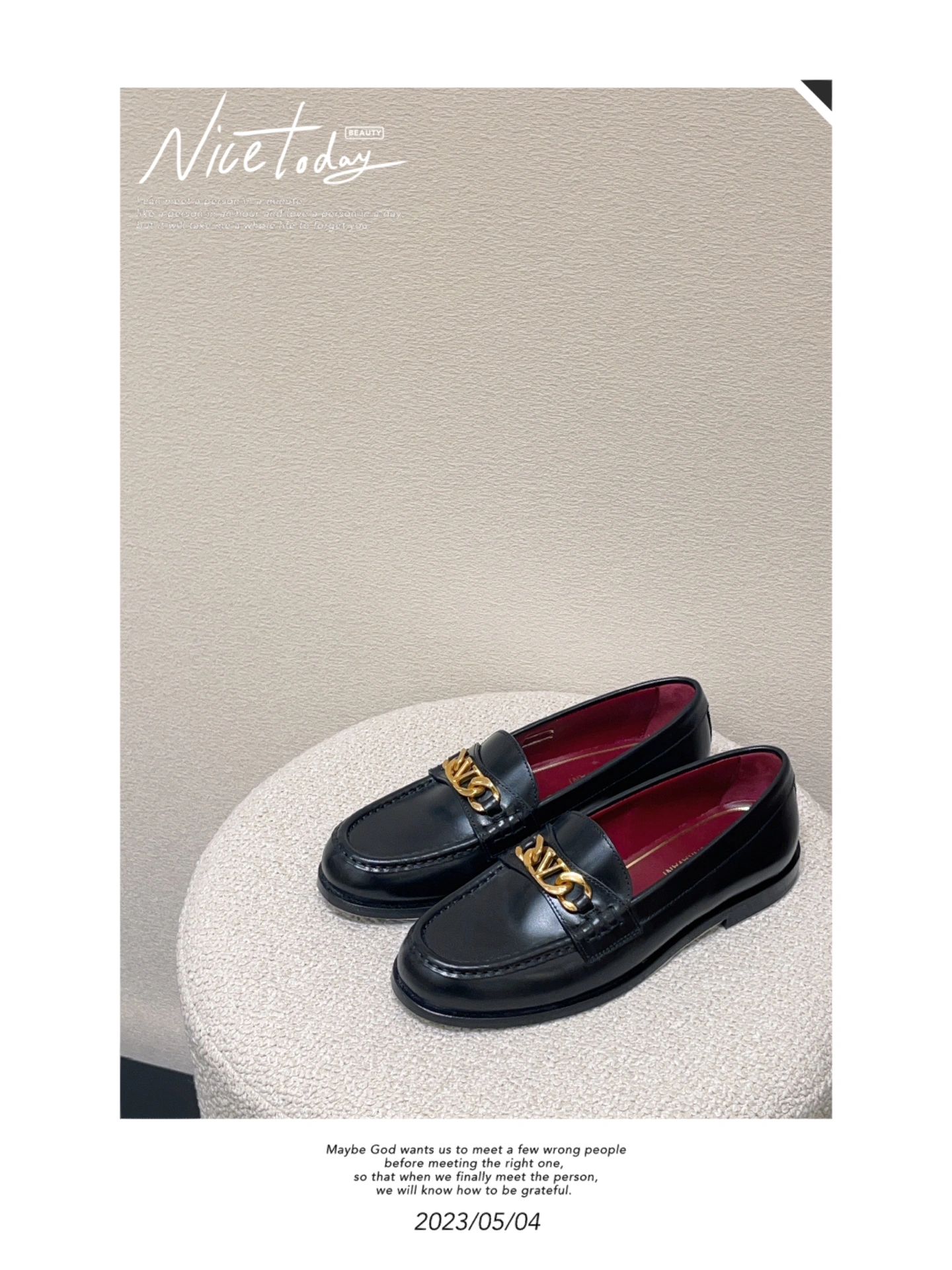 圆头 低帮 一脚蹬 深口鞋 皮革  - VALI鞋履AI设计主图