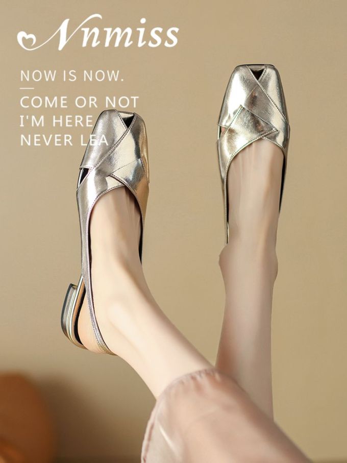 尖头 低帮 皮革 