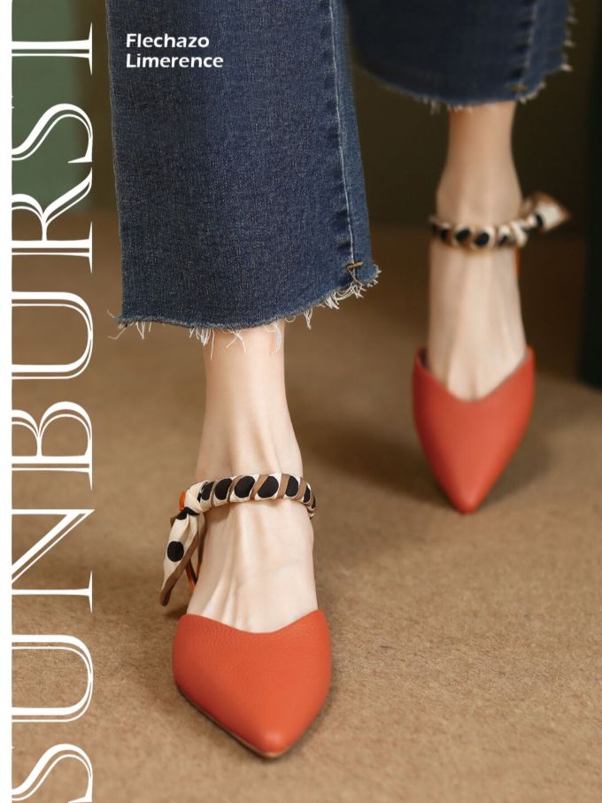 无帮 袢扣 皮革 