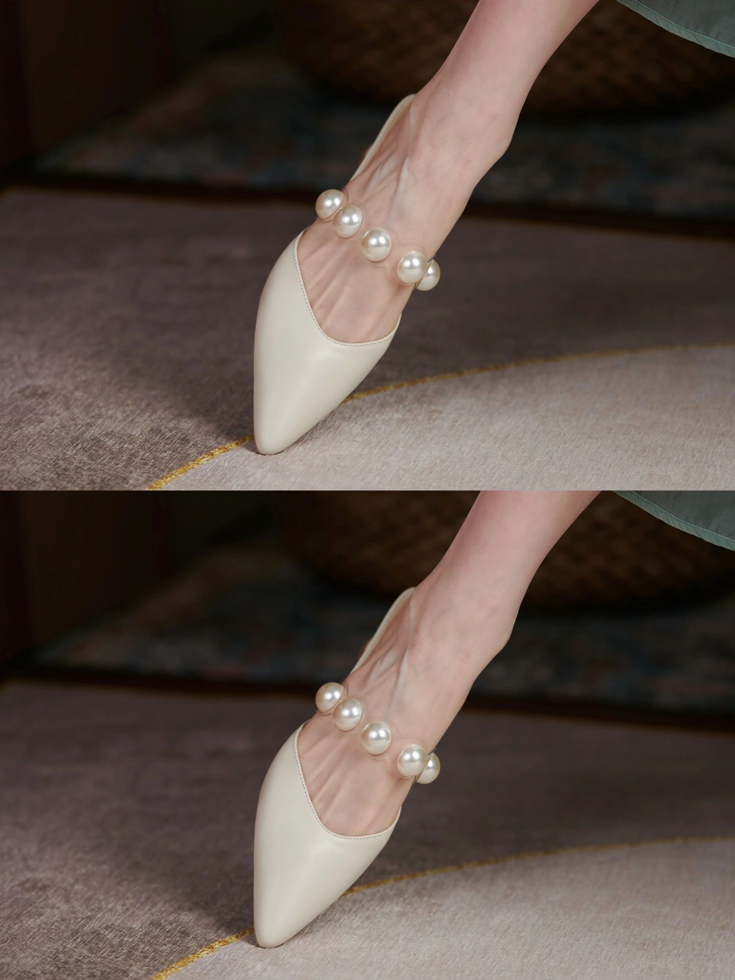 尖头 浅口鞋 皮革  - VALI鞋履AI设计主图