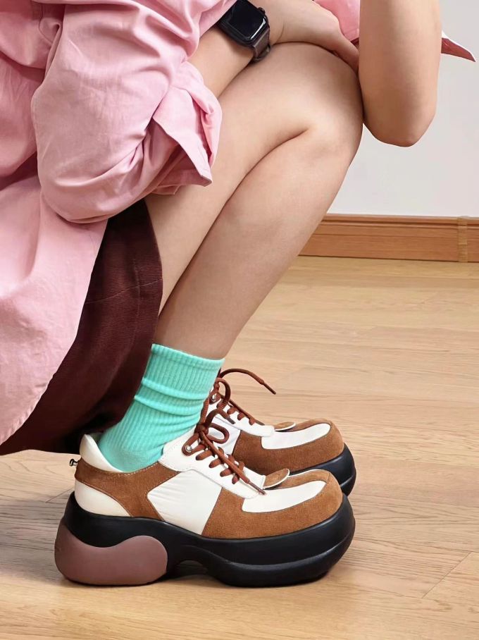 低帮 系带 皮革 