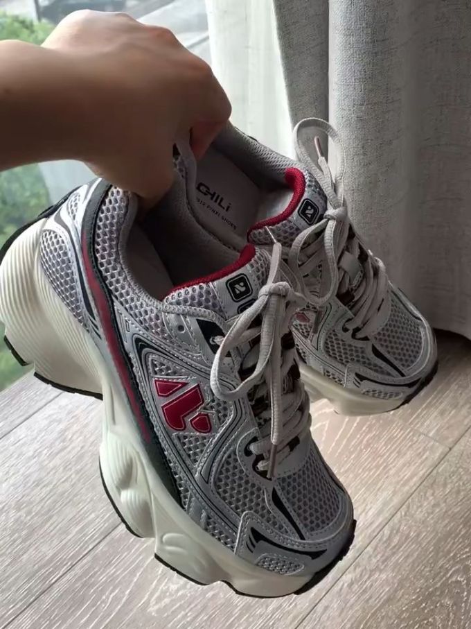 低帮 系带 网面 