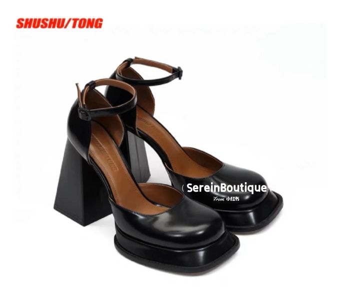 圆头 袢扣 皮革 