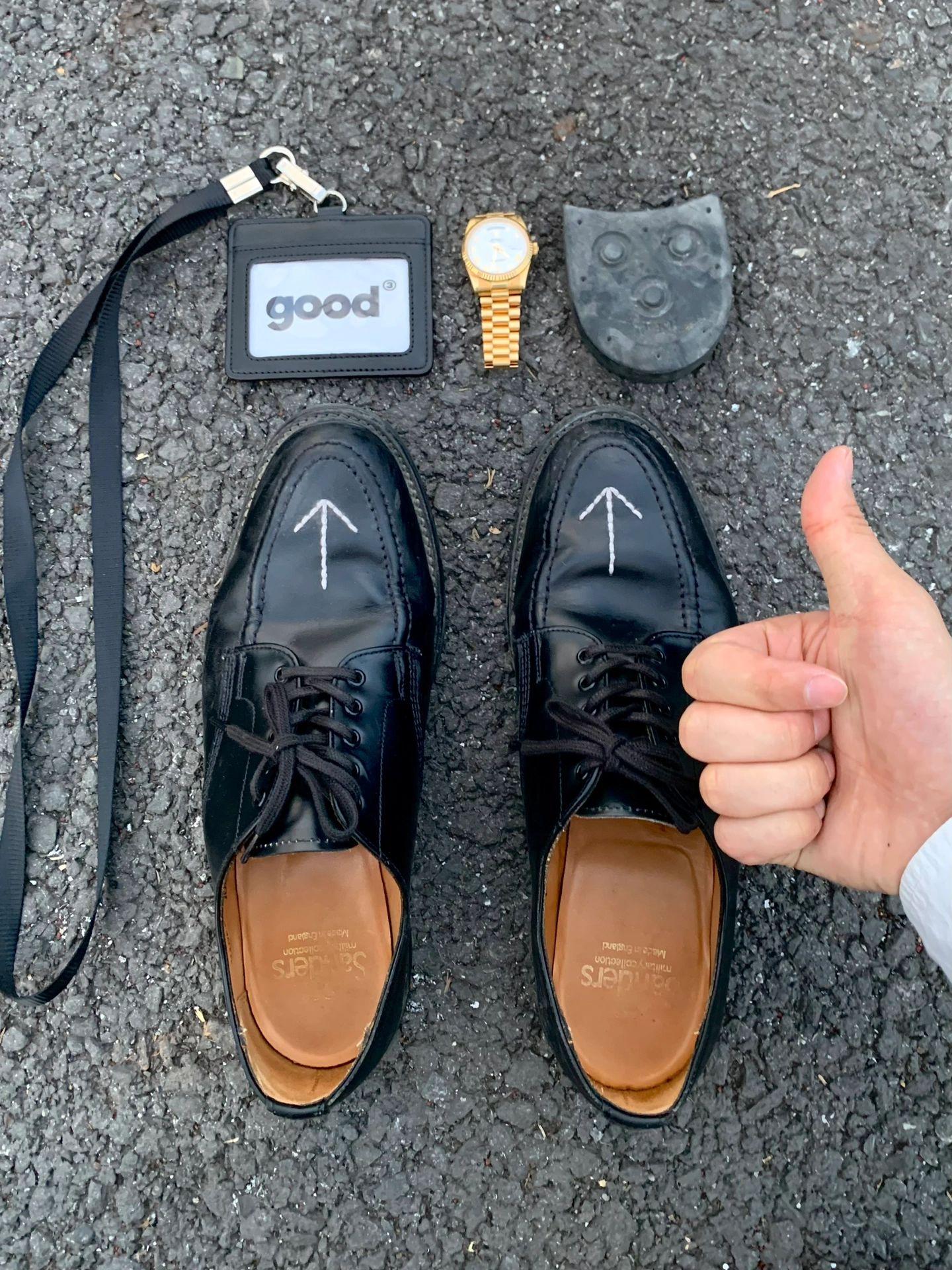 圆头 系带 皮革  - VALI鞋履AI设计主图