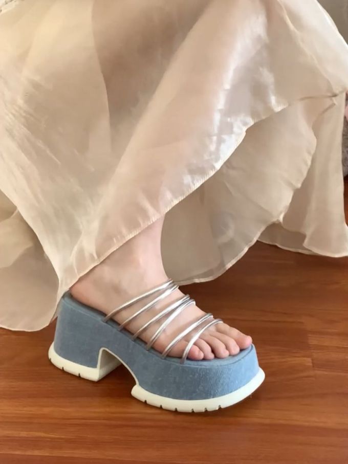 高跟 粗跟 无帮 