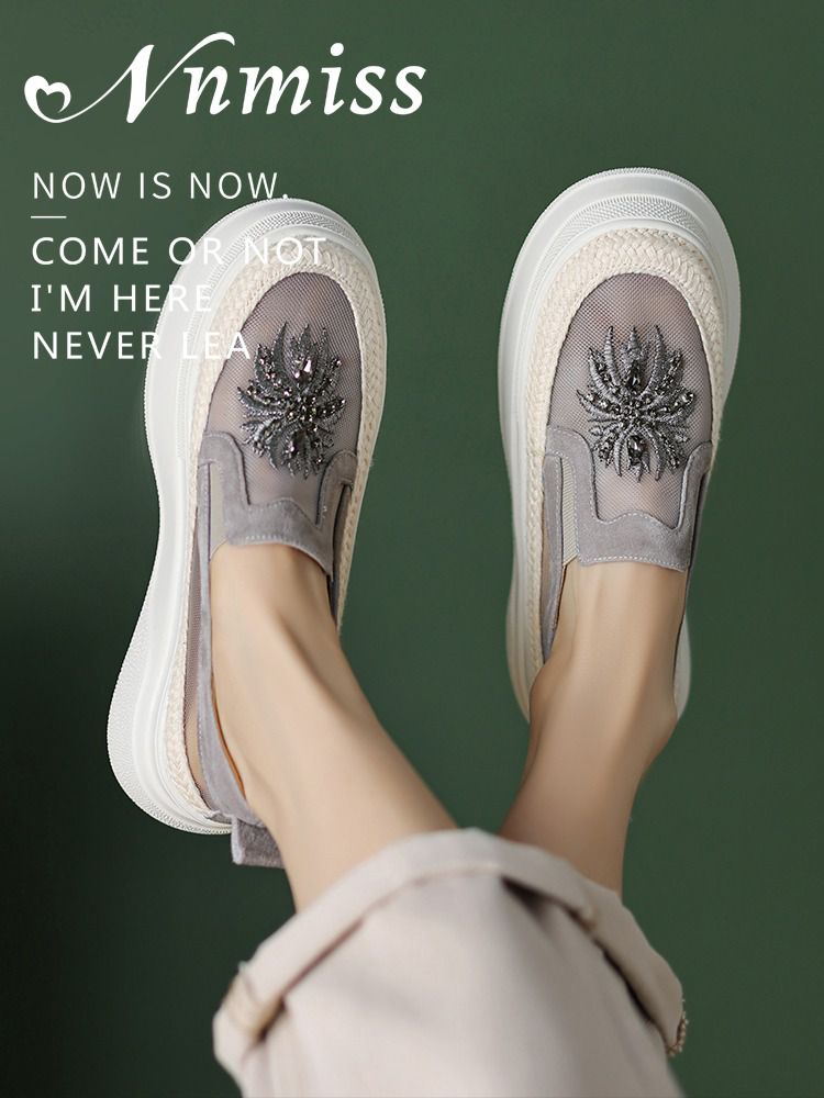 一脚蹬 蕾丝  - VALI鞋履AI设计主图