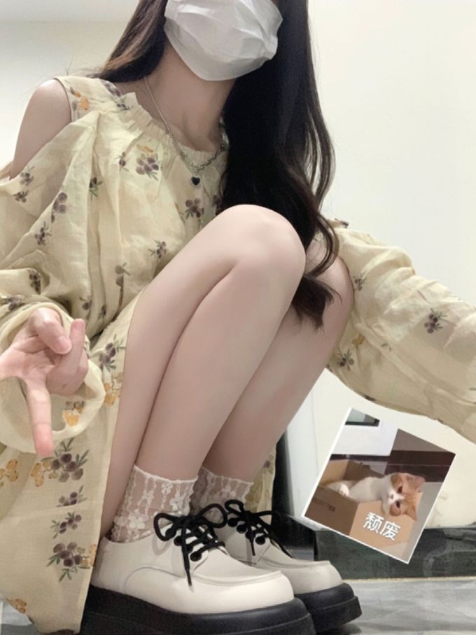 棉麻 植物/花卉 碎花 抽褶 牡蛎白 石灰华色 浅蜜黄 