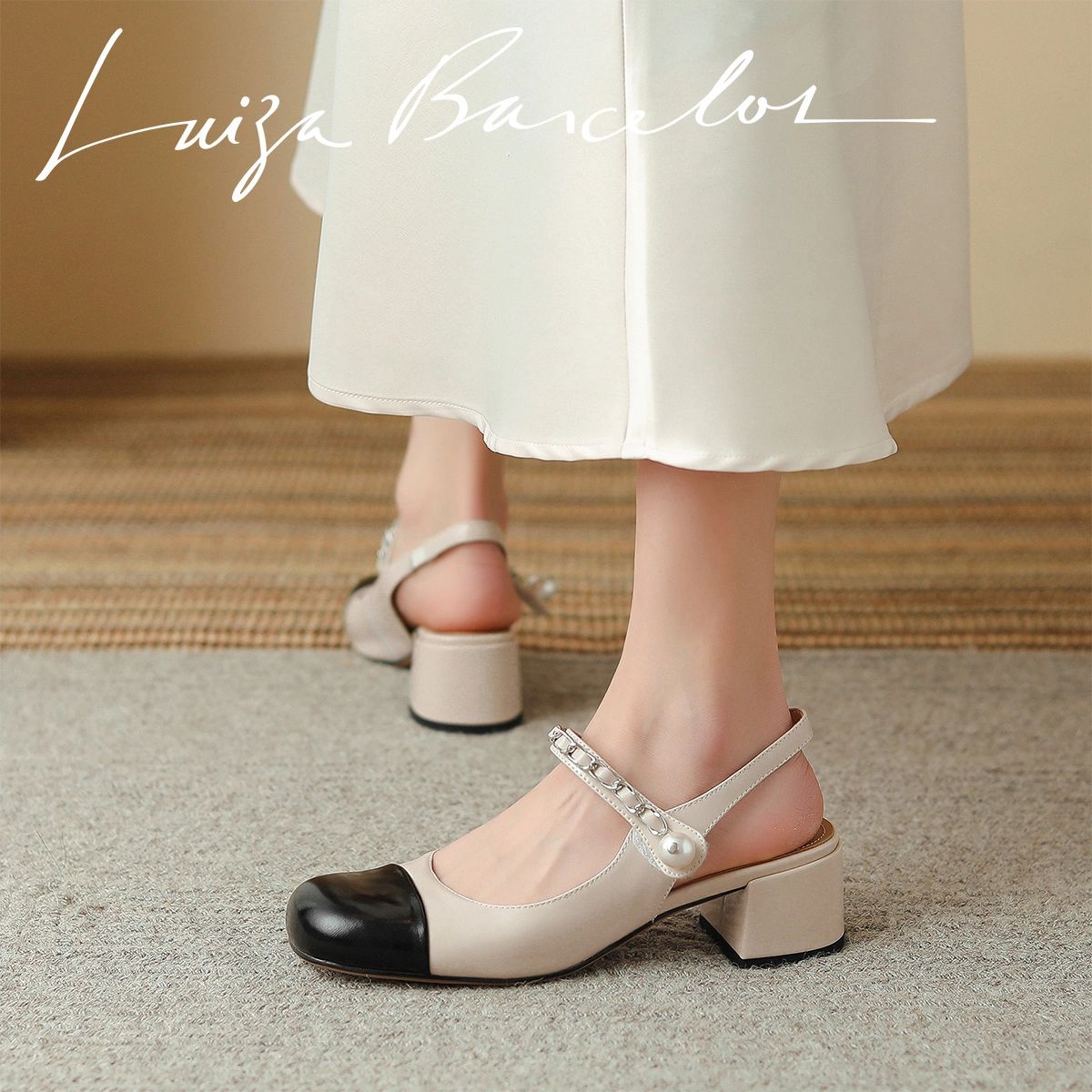 圆头 浅口鞋 皮革  - VALI鞋履AI设计主图