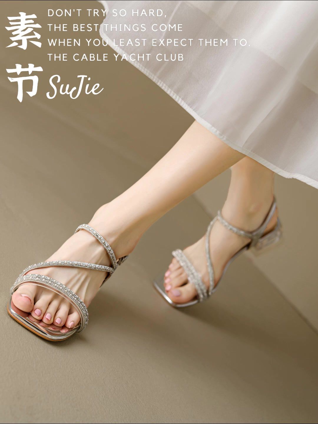 粗跟 无帮  - VALI鞋履AI设计主图