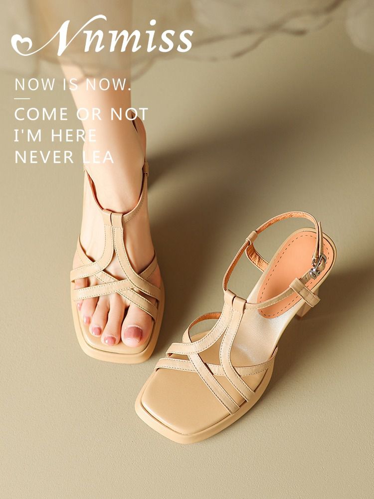 无帮 袢扣 皮革  - VALI鞋履AI设计主图