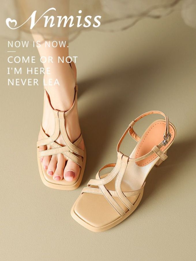 无帮 袢扣 皮革 