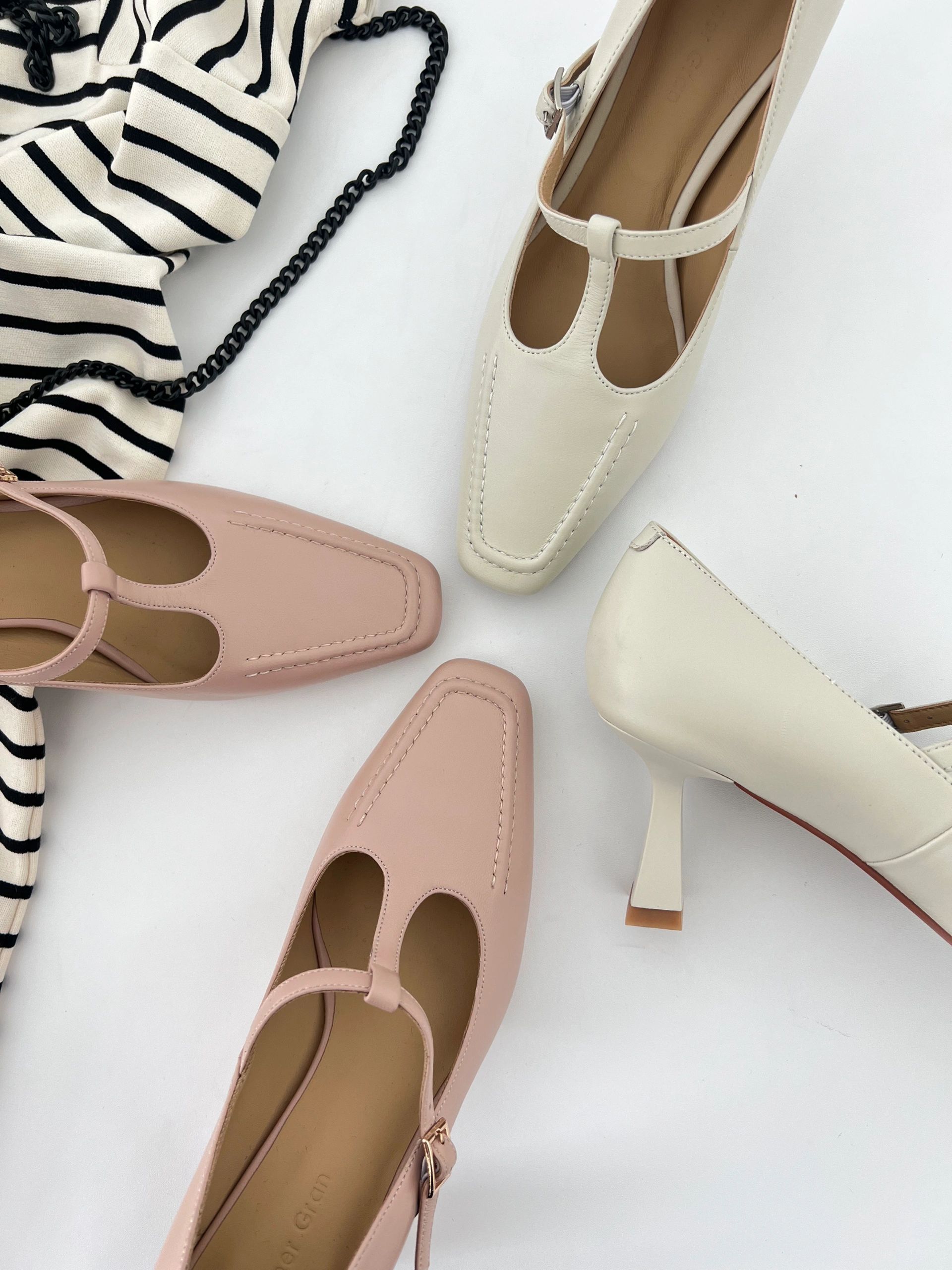 方头 中口鞋 皮革  - VALI鞋履AI设计主图