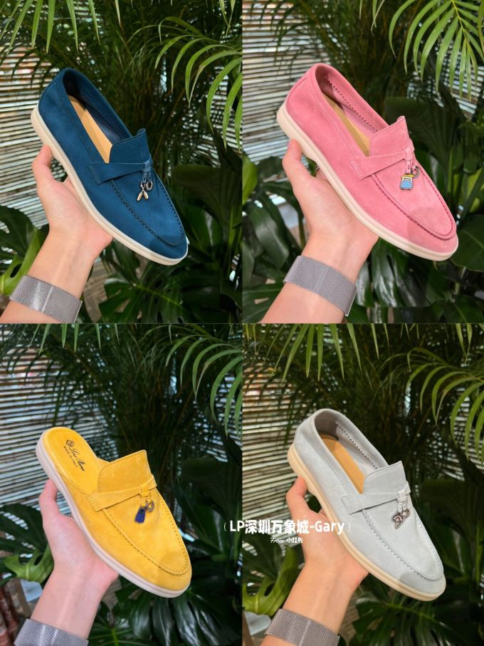 平底 圆头 低帮 一脚蹬 深口鞋 皮革 