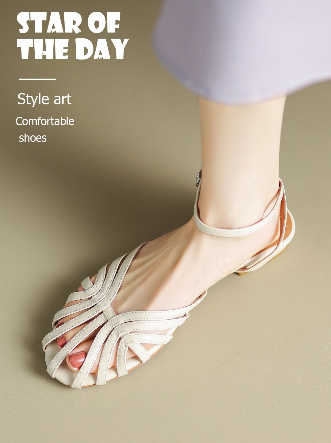 无帮 皮革  - VALI鞋履AI设计主图