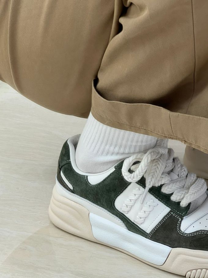 低帮 系带 皮革 